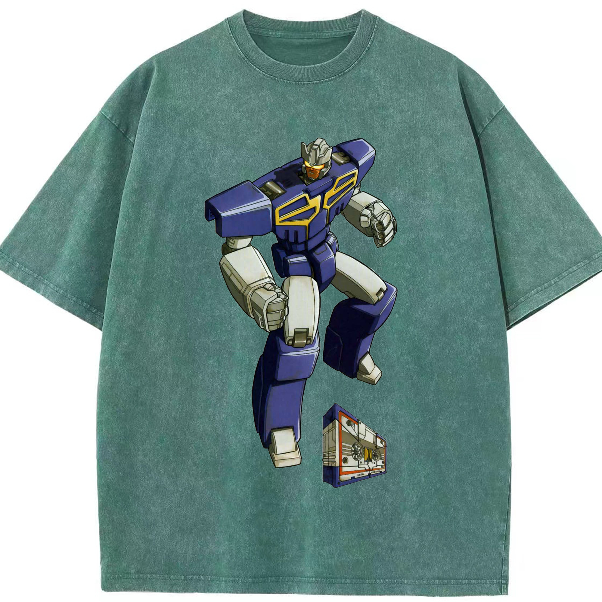 （画像用）  綿100% ヴィンテージ風 半袖Tシャツ（フロントプリント）